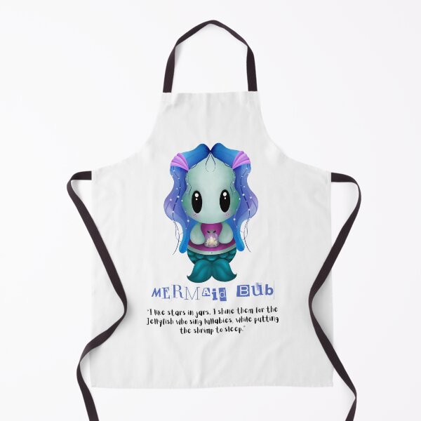 Item preview, Mermaid Bub of the Spooky Bubs | Cute Creatures | Spooky Cute Merch designed and sold by TheBromleighCove.