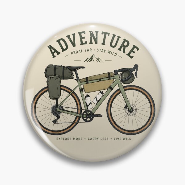 Item preview, Pedal Far Stay Wild | Adventure Bikepacking & Gravel Cycling Design designed and sold by collectees1.