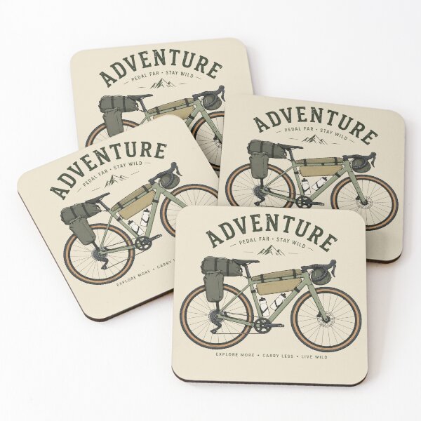 Item preview, Pedal Far Stay Wild | Adventure Bikepacking & Gravel Cycling Design designed and sold by collectees1.