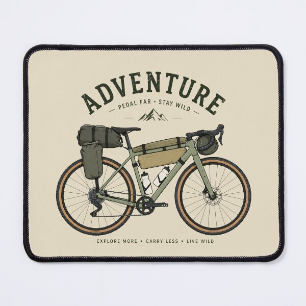 Item preview, Pedal Far Stay Wild | Adventure Bikepacking & Gravel Cycling Design designed and sold by collectees1.