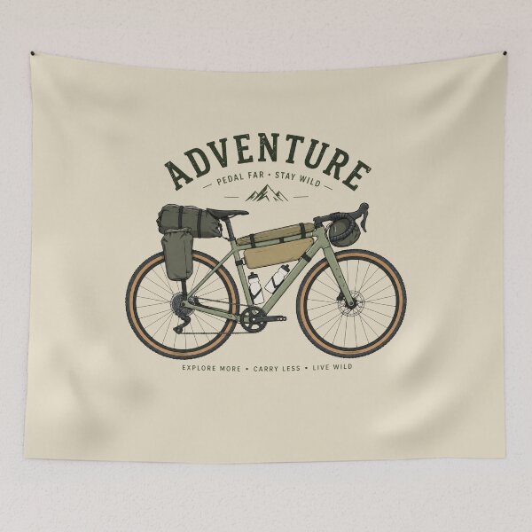 Item preview, Pedal Far Stay Wild | Adventure Bikepacking & Gravel Cycling Design designed and sold by collectees1.
