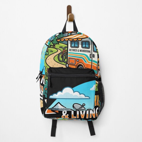 Item preview, Retired RV Exploration Wandering Motorhome Trip designed and sold by Tsugraf Designs.