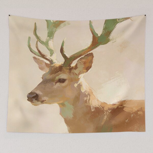 Item preview, Elegant deer in pastel shades designed and sold by paulrommer.