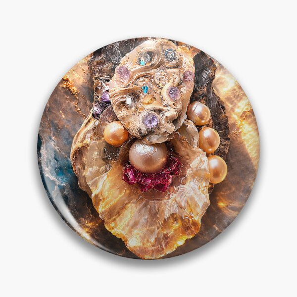 Item preview, Golden Seashell Pearl Decor designed and sold by OraMare.