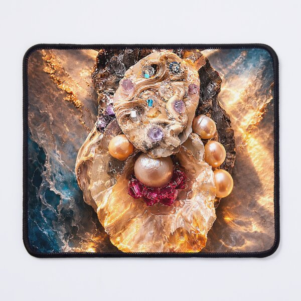 Item preview, Golden Seashell Pearl Decor designed and sold by OraMare.