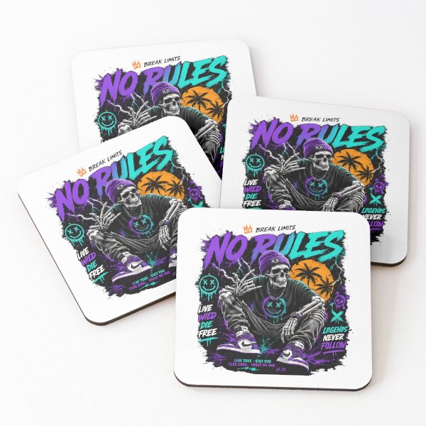 Item preview, No Rules Urban Skeleton Streetwear designed and sold by AchraffPrint.