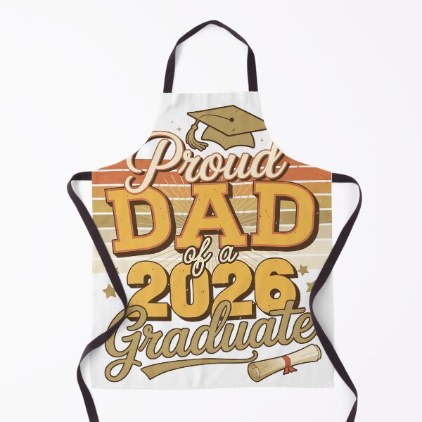 Item preview, Proud Dad Of A 2026 Graduate Retro Sunset Graduation designed and sold by CR-SHOP.