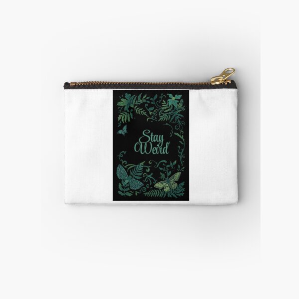 Item preview, Stay Weird — Dark Cottagecore Fern and Moth Print for Forest Witches and Dark Academia Fans designed and sold by jojodebondy.