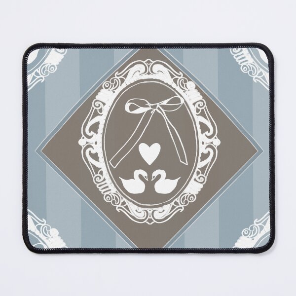 Item preview, My Gothic Romance – Victorian Cameo Bow Pattern in Pink Black and Crimson designed and sold by VirtuallyCreativ .