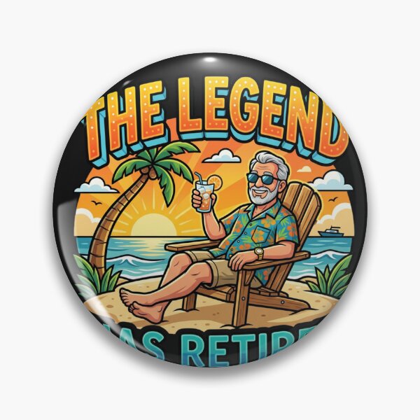Item preview, Esteemed Retiree Tropical Relaxation designed and sold by Tsugraf Designs.