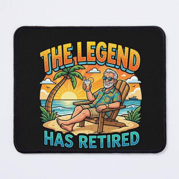 Item preview, Esteemed Retiree Tropical Relaxation designed and sold by Tsugraf Designs.