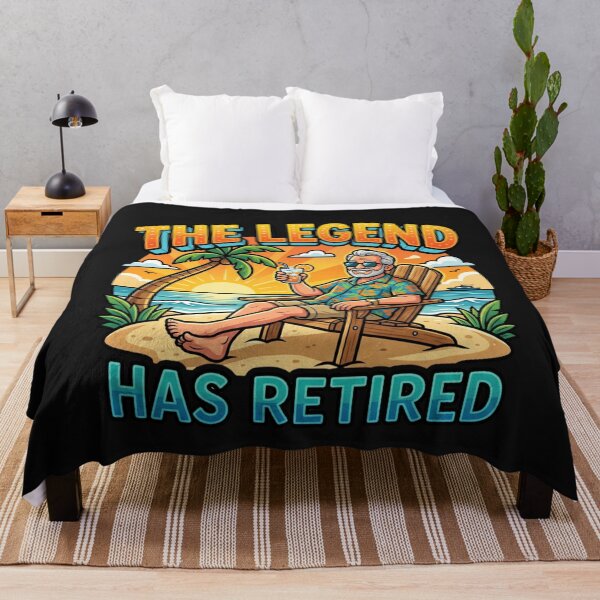 Item preview, Esteemed Retiree Tropical Relaxation designed and sold by Tsugraf Designs.
