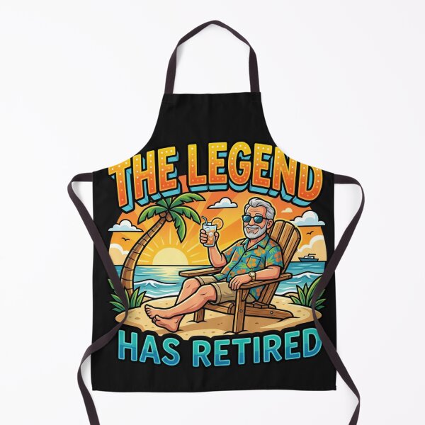 Item preview, Esteemed Retiree Tropical Relaxation designed and sold by Tsugraf Designs.