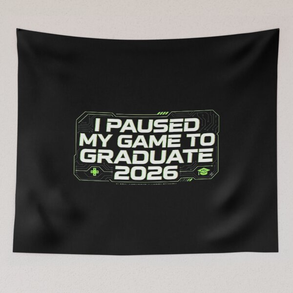 Item preview, I Paused My Game To Graduate 2026 Graduation T-shirts designed and sold by lorenzoha.