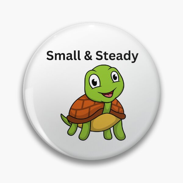 Item preview, Small and Steady Turtle designed and sold by ElmarievanWyk.