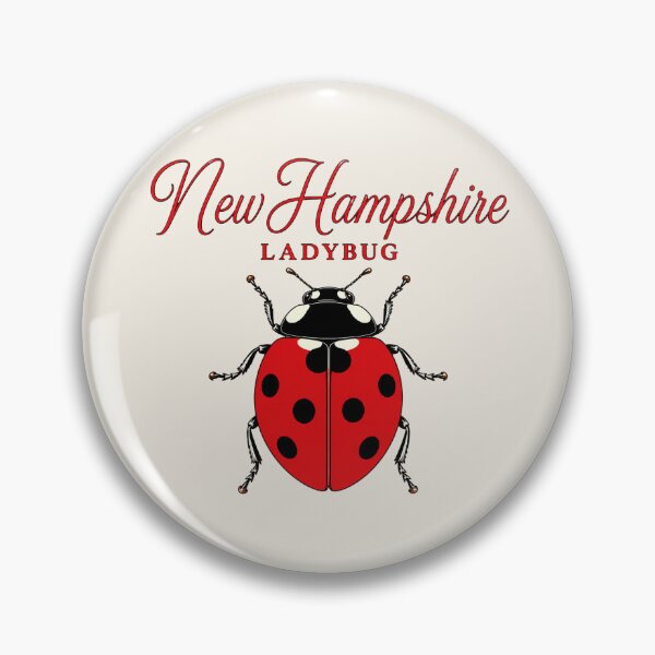 Item preview, New Hampshire Ladybug Retro Poster designed and sold by The-Drip-Studio.