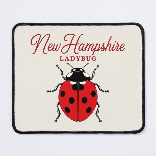 Item preview, New Hampshire Ladybug Retro Poster designed and sold by The-Drip-Studio.