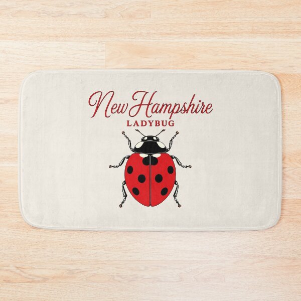 Item preview, New Hampshire Ladybug Retro Poster designed and sold by The-Drip-Studio.