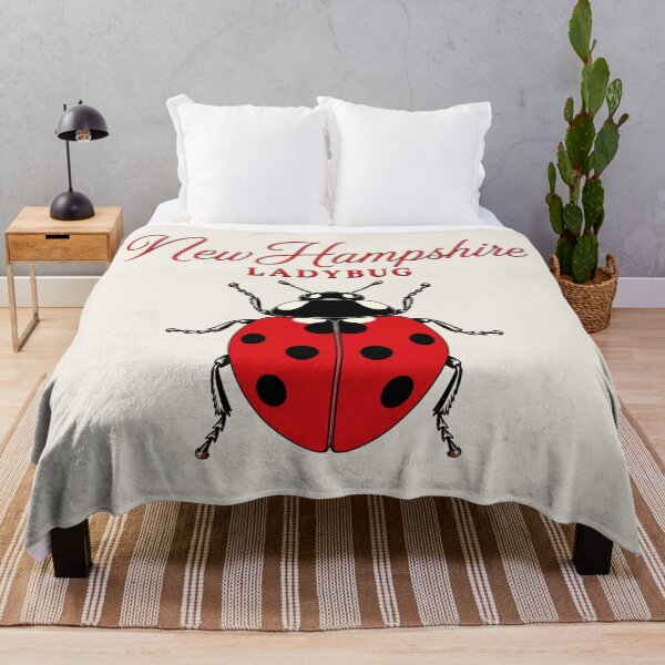 Item preview, New Hampshire Ladybug Retro Poster designed and sold by The-Drip-Studio.