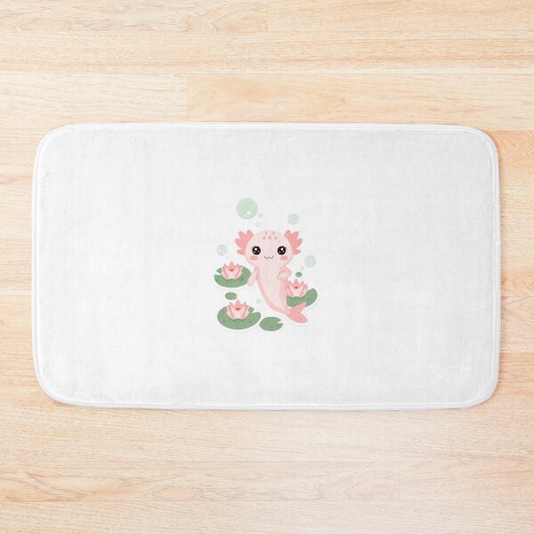 Item preview, Cute Kawaii Axolotl Lily Pond Sticker — Pastel Axolotl Gift for Axolotl Lovers and Cottagecore Fans designed and sold by jojodebondy.