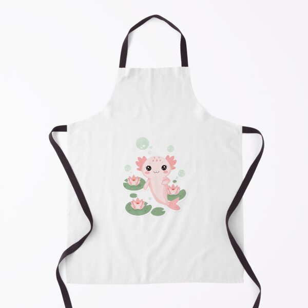 Item preview, Cute Kawaii Axolotl Lily Pond Sticker — Pastel Axolotl Gift for Axolotl Lovers and Cottagecore Fans designed and sold by jojodebondy.