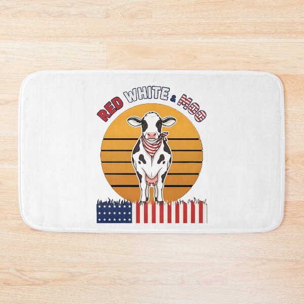 Item preview, Red White And MOO 4th of July Patriotic Cow designed and sold by AleksandraJac05.
