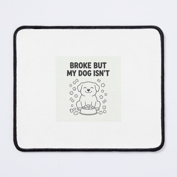Item preview, Broke But My Dog Isn't Tote Bag | Funny Dog Owner Gift | Dog Mum Bag UK | Dog Dad Gift | Canvas Shopping Bag designed and sold by Exclusive-Marma.