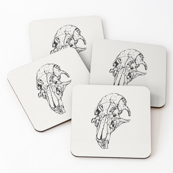 Item preview, Rat Skull - (#F0EEE9) designed and sold by The Stippler Process.