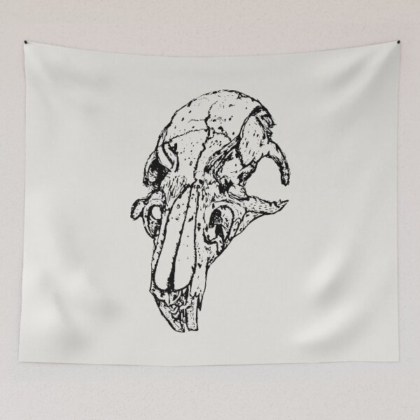 Item preview, Rat Skull - (#F0EEE9) designed and sold by The Stippler Process.