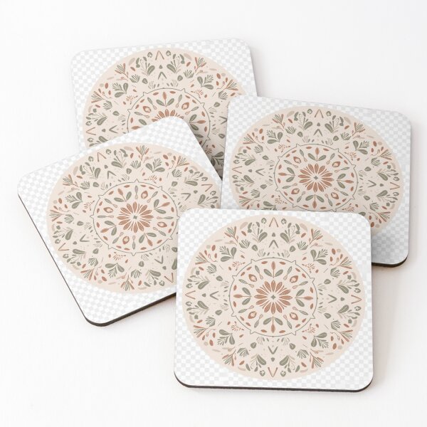 Item preview, Minimal Botanical Mandala Wall Art | Earth Tone Boho Printable Decor designed and sold by GalleryPeak.