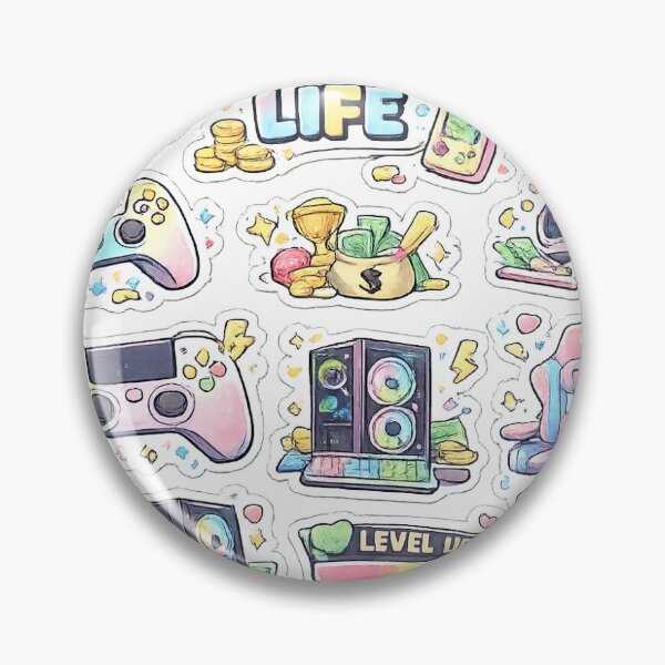 Item preview, Kawaii Gamer Life Sticker Pack designed and sold by FullyStickers.