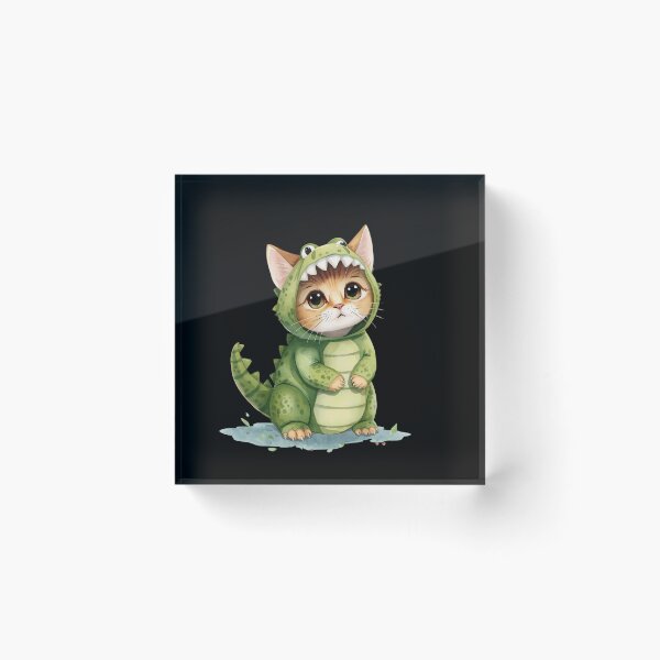 Item preview, Cute little crocodile cat in kawaii style designed and sold by uunaa.