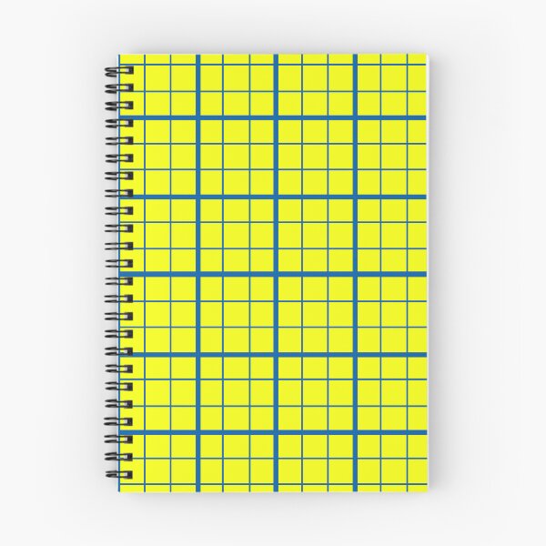 Item preview, Blue On Yellow Grid Windowpane Check Design  designed and sold by PatternTitan.
