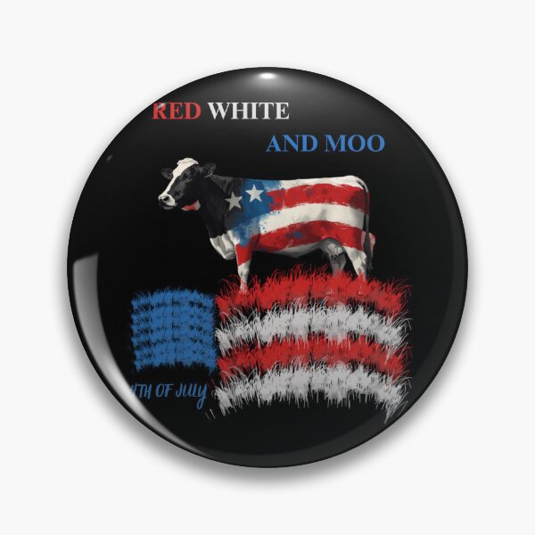 Item preview, Red White And MOO 4th of July Independence Day Cow designed and sold by AleksandraJac05.