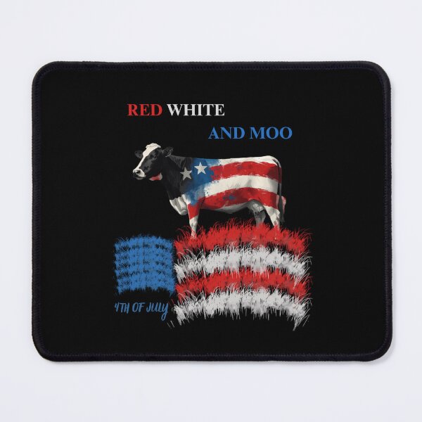 Item preview, Red White And MOO 4th of July Independence Day Cow designed and sold by AleksandraJac05.