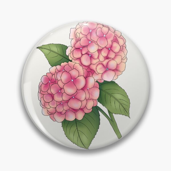Item preview, Soft coral Pink Hydrangea designed and sold by RavenAMarie .