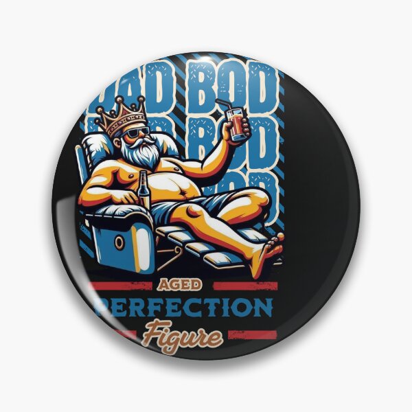 Item preview, Dad Bod Aged Figure Relaxing Man designed and sold by Tsugraf Designs.