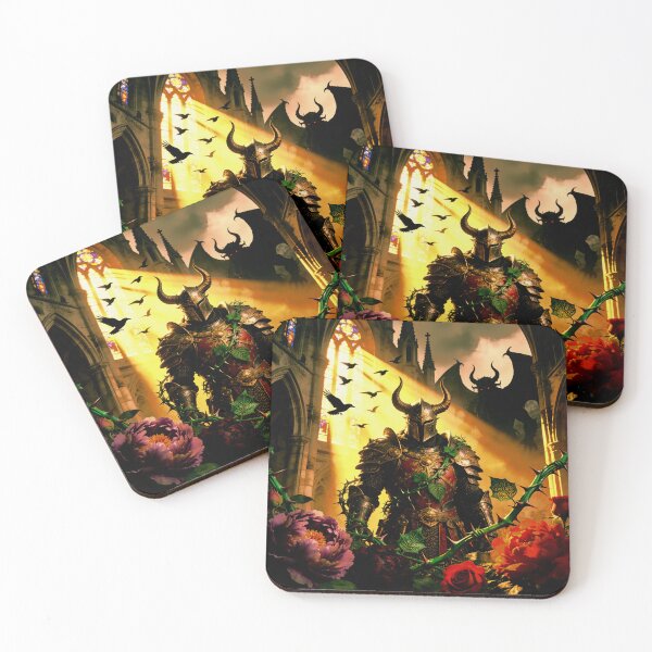 Item preview, Dark Gothic Art &amp; Fine Art Prints (1:1 Square Posters) designed and sold by Cyber-ART-Studio.