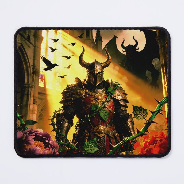 Item preview, Dark Gothic Art & Fine Art Prints (1:1 Square Posters) designed and sold by Cyber-ART-Studio.
