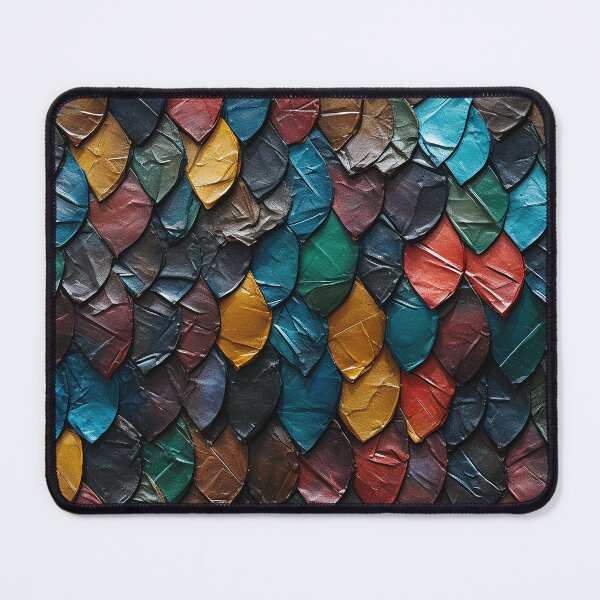 Item preview, Fan Scale Paper Mosaic Seamless Photo Texture designed and sold by DigitaICraft.