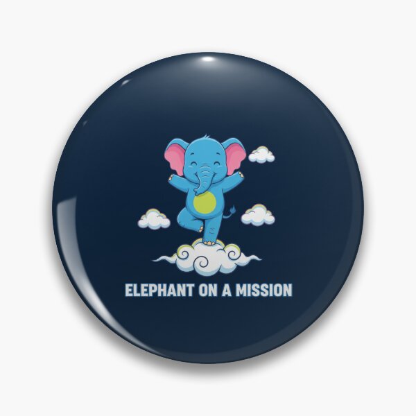 Item preview, Baby Elephant Tree Pose Yoga Mission Design designed and sold by WellspringXflow.