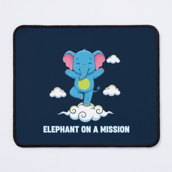 Item preview, Baby Elephant Tree Pose Yoga Mission Design designed and sold by WellspringXflow.
