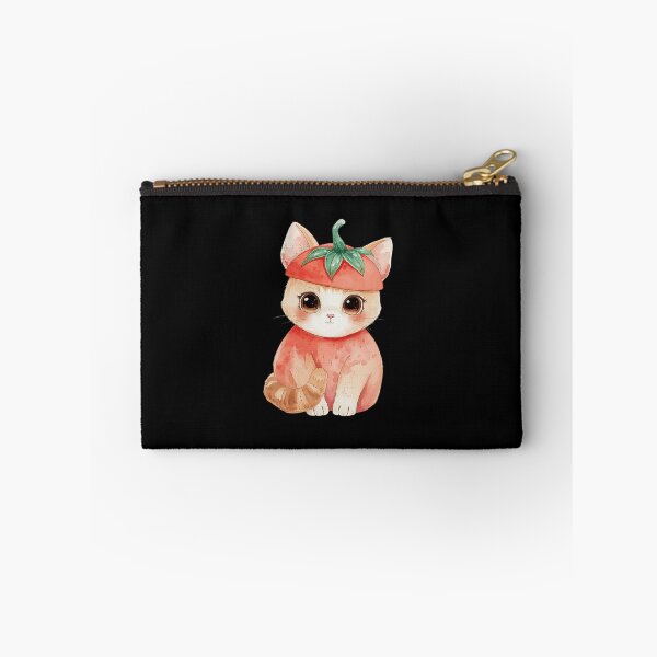 Item preview, Cute little tomato cat in kawaii style designed and sold by uunaa.