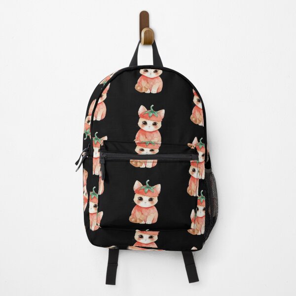 Item preview, Cute little tomato cat in kawaii style designed and sold by uunaa.