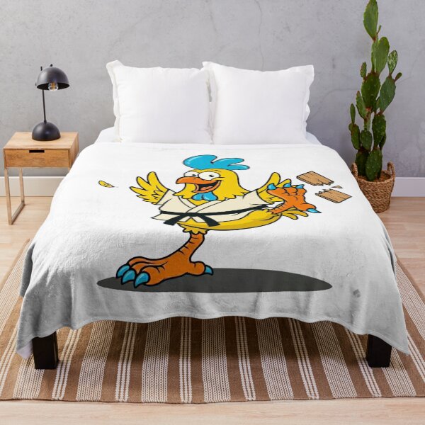 Item preview, Crazy Funny Chicken Karate Black Belt Martial Arts Cartoon designed and sold by DH-ArtLab.