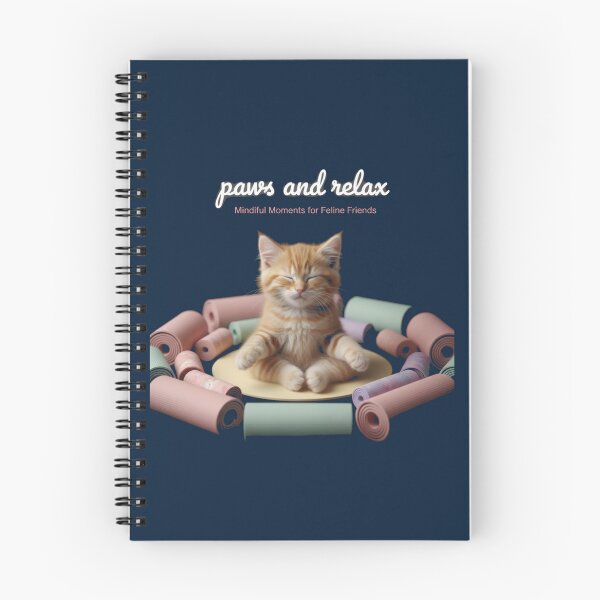 Item preview, Cute Kitten Paws and Relax Yoga Lotus Design designed and sold by WellspringXflow.