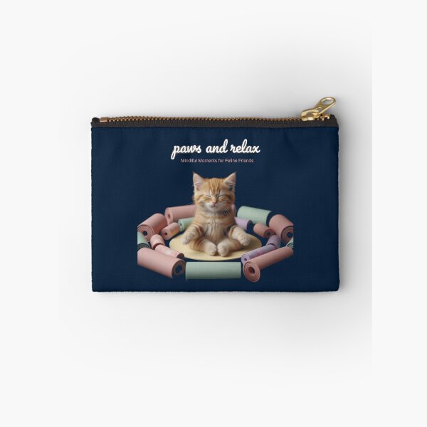 Item preview, Cute Kitten Paws and Relax Yoga Lotus Design designed and sold by WellspringXflow.