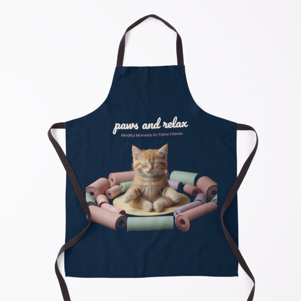 Item preview, Cute Kitten Paws and Relax Yoga Lotus Design designed and sold by WellspringXflow.