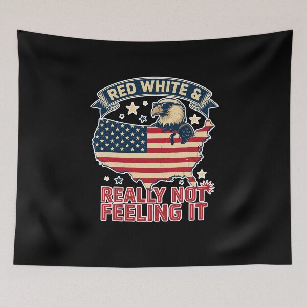 Item preview, Red White & Really Not Feeling It designed and sold by Naitsebas.