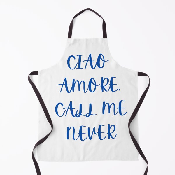 Item preview, Ciao Amore Call Me Never Funny Italian Quote designed and sold by VibeoCanvasShop.